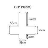 Leaves Printed T-Shaped Sofa Cover Non Slip Couch Cover Sofa Slipcover Furniture Protector Gyan