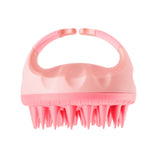 Hair Scalp Massager Brush Massaging Shampoo Brush Shower Cleaner Bath Pink