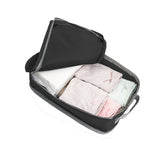 6Pcs Compression Packing Cubes Suitcase Organizer Bag Luggage Storage Bag Black