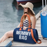 3Pcs Mommy Bag Baby Diaper Bag Large Functional Travel Overnight Pregnancy Bag Dark Blue