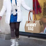 3Pcs Mommy Bag Baby Diaper Bag Large Functional Travel Overnight Pregnancy Bag Khaki