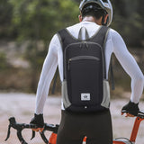 Unisex Hiking Backpack Foldable Travel Daypack Sport Camping Bag Black