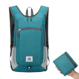 Unisex Hiking Backpack Foldable Travel Daypack Sport Camping Bag Green