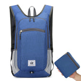 Unisex Hiking Backpack Foldable Travel Daypack Sport Camping Bag Royal Blue