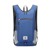 Unisex Hiking Backpack Foldable Travel Daypack Sport Camping Bag Royal Blue