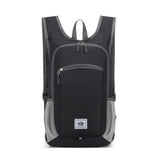 Unisex Hiking Backpack Foldable Travel Daypack Sport Camping Bag Black