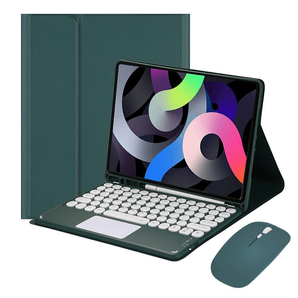 Wireless Bluetooth Keyboard Mouse Case for iPad