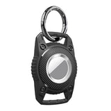 Airtag Case with Ring Clip Water Resistant Black