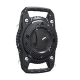 Airtag Case with Ring Clip Water Resistant Black