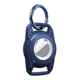 Airtag Case with Ring Clip Water Resistant Blue