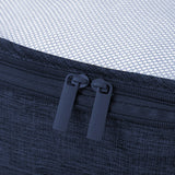 3Pcs Set Expandable Compression Packing Cubes Travel Organizer Navy