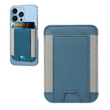 Magnetic Card Holder Card Wallet Pocket for Magsafe iPhone 12/13/14 Series Blue