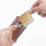 Magnetic Card Holder Card Wallet Pocket for Magsafe iPhone 12/13/14 Series Brown