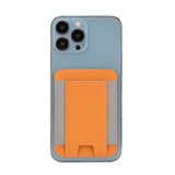 Magnetic Card Holder Card Wallet Pocket for Magsafe iPhone 12/13/14 Series Yellow