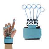 Finger Exerciser Hand Grip Strength Trainer for Hand Blue