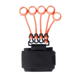 Finger Exerciser Hand Grip Strength Trainer Finger Strengthener for Hand Black