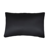 3Pcs Sleep Set Imitation Silk Pillowcase Eye Mask Scrunchie Black