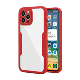 Full Body Case For iPhone 14 Pro Max Red