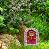 Mini Fairy Garden Door Miniature Fairy Door Garden Outdoor Decor Accessories Style 2