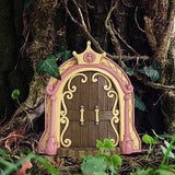 Mini Fairy Garden Door Miniature Fairy Door Garden Outdoor Decor Accessories Style 3