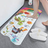 Cartoon Bathtub Mat Non-Slip Shower Mat Floor Mat Style 2