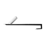 Shower Hooks Bathroom Glass Door Towel Hanger Stainless Steel Hook Silver
