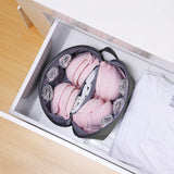 Travel Underwear Storage Bag Toiletry Organizer Bag Gray