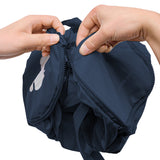 Foldable Sports Gym Bag Yoga Training Bag for Men Women Blue