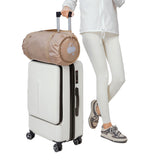 Foldable Sports Gym Bag Yoga Training Bag for Men Women Khaki