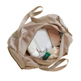 Foldable Sports Gym Bag Yoga Training Bag for Men Women Khaki