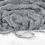 Recliner Slipcovers Stretch Recliner Cover with Storage Pocket Grey