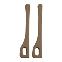 2Pcs Car Seat Gap Filler Spacer Universal Blocker Pad Brown