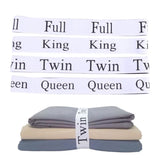 4 Pcs Bed Sheet Keeper Straps Elastic Bed Sheet Storage Organizer Label Bands