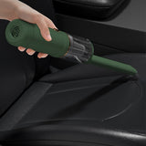 Portable Car Cordless Handheld Vacuum Rechargeable Mini Vacuum  for Car Home Use Green