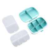Pill Box Medicine Organizer Travel Tablet Dispenser Container Blue