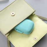 Pill Box Medicine Organizer Travel Tablet Dispenser Container Blue