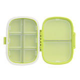 Pill Box Medicine Organizer Travel Tablet Dispenser Container Green