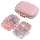 Pill Box Medicine Organizer Travel Tablet Dispenser Container Pink