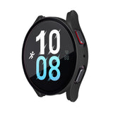 2Pcs Full Screen Protector Case Cover For Samsung Galaxy Watch 5 40mm Black and Pink
