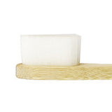 6Pcs Natural Bamboo Toothbrush Soft-Bristle Oral Care White