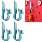 4Pcs  Hooks Accessories for Bogg Bags Insert Charm Cutie Cup Holder Connector Key Holder Mask Holder Blue