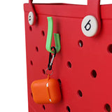 4Pcs Hooks Accessories for Bogg Bags Insert Charm Cutie Cup Holder Connector Key Holder Mask Holder Green