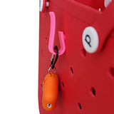 4Pcs  Hooks Accessories for Bogg Bags Insert Charm Cutie Cup Holder Connector Key Holder Mask Holder Red