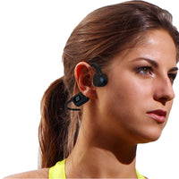 Air Conduction Headphones Wireless Bluetooth 5.2 Sweatproof Sport Earphone Black