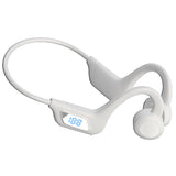 Air Conduction Headphones Wireless Bluetooth 5.2 Sweatproof Sport Earphone White
