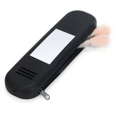 Portable Travel Bag Organiser Make Up Brush Bag Cosmetic Pouch Toiletry Case with Mirror Black