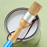 Chalk and Wax Painting Brush Stencil Brushes for Furniture Home Decor Blue