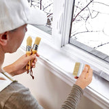 Chalk and Wax Painting Brush Stencil Brushes for Furniture Home Decor Wood Color