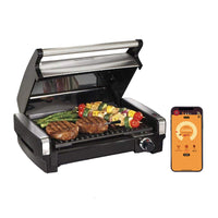 Bluetooth Smart Meat Thermometer Wireless Dual Sensors Probe for Oven Grill Rotisserie