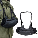 Winter Heated Hand Muff Hand Warmer with Pockets USB Hand Warming Muff Black
